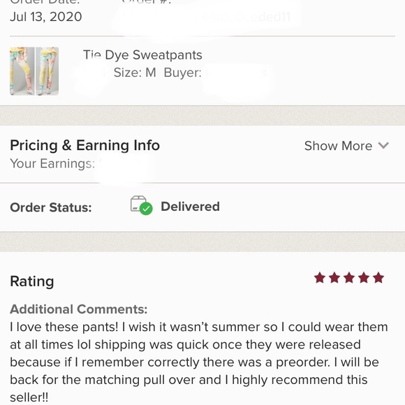 Tie Dye Sweatpants - Picture 4 of 7